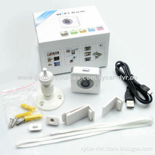 IP Camera with HD 720P/30fps Video Resolution/Voice Control and G-sensor to Take Photo